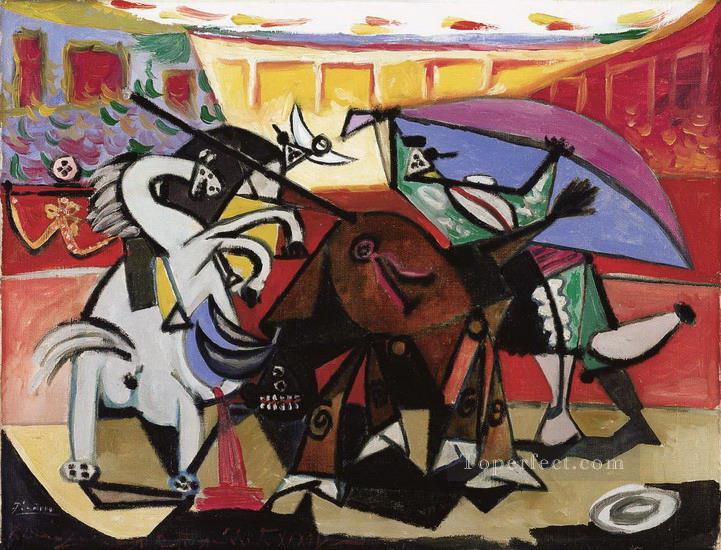 curso de taureaux 1934 Cubismo Pintura al óleo